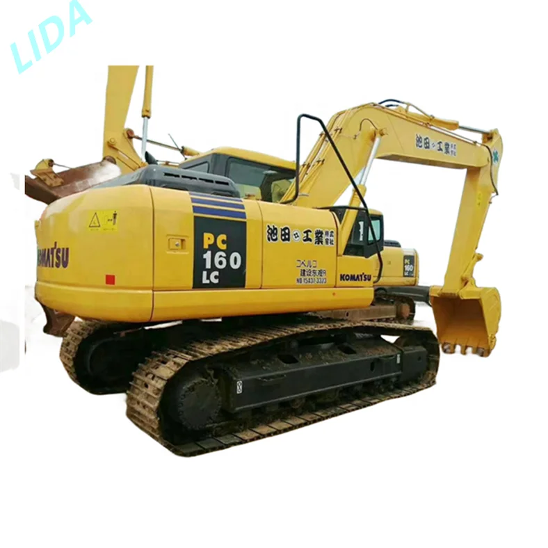 Original Japan Used Komatsu PC160LC-7 Crawler Excavator 16Ton Medium excavator pc160 pc200 210 used excavators in good condition