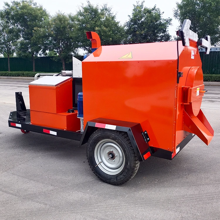 Small Mobile Asphalt Mixer With Fast Discharging Speed Road Maintenance Machinery Asphalt Mixing Plant