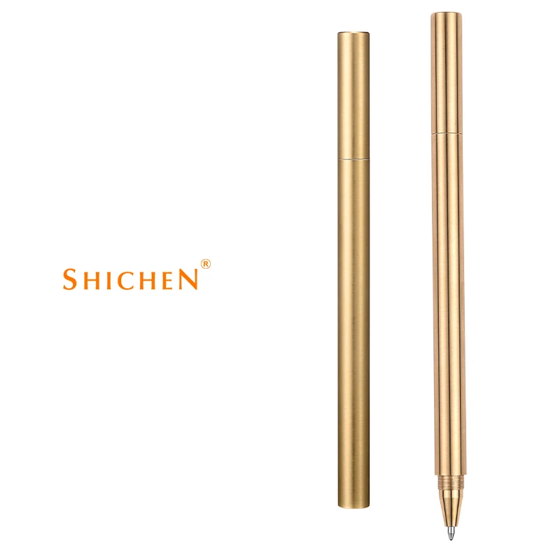 Высококачественная рекламная металлическая ручка, латунная ручка с пользовательским логотипом
