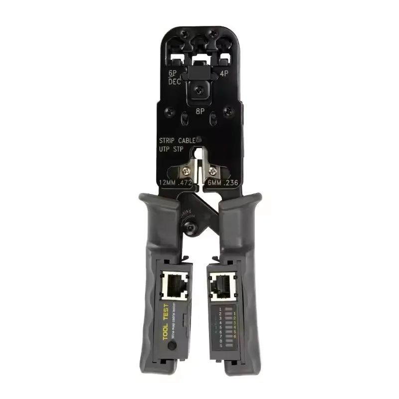 cable wire crimp tool Modular Network Tool RJ45/RJ12/RJ11 Crimping Tool with tester Crystal head pliers fiber equipment