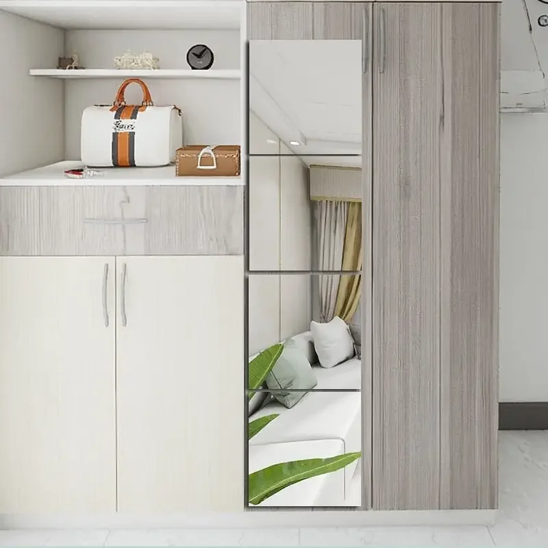 High Quality New Self Adhesive Non Glass Oem Custom Shape And Size Acrylic Wall Mirror Stickers Or Decoration