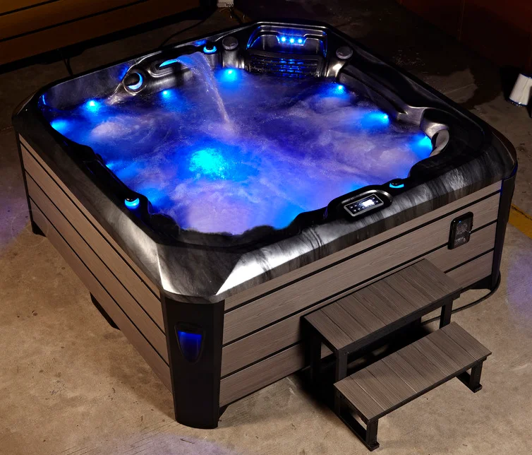 Top Sale Sunrans Spa whirlpool bathtubs outdoor spa bath hot tub for 5 person