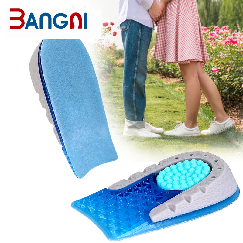 Wholesale Taller Growth Shoe Pad Boosting Inner Sole Heigh Increasing Shoe Inserts Height Increase Insoles