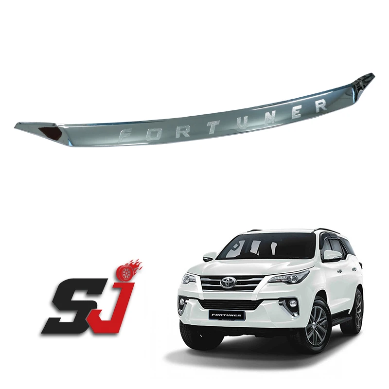 Thailand Quality Car Exterior Accessories Hood trim  Front Part Accessories for Toyota Fortuner Car Accessories