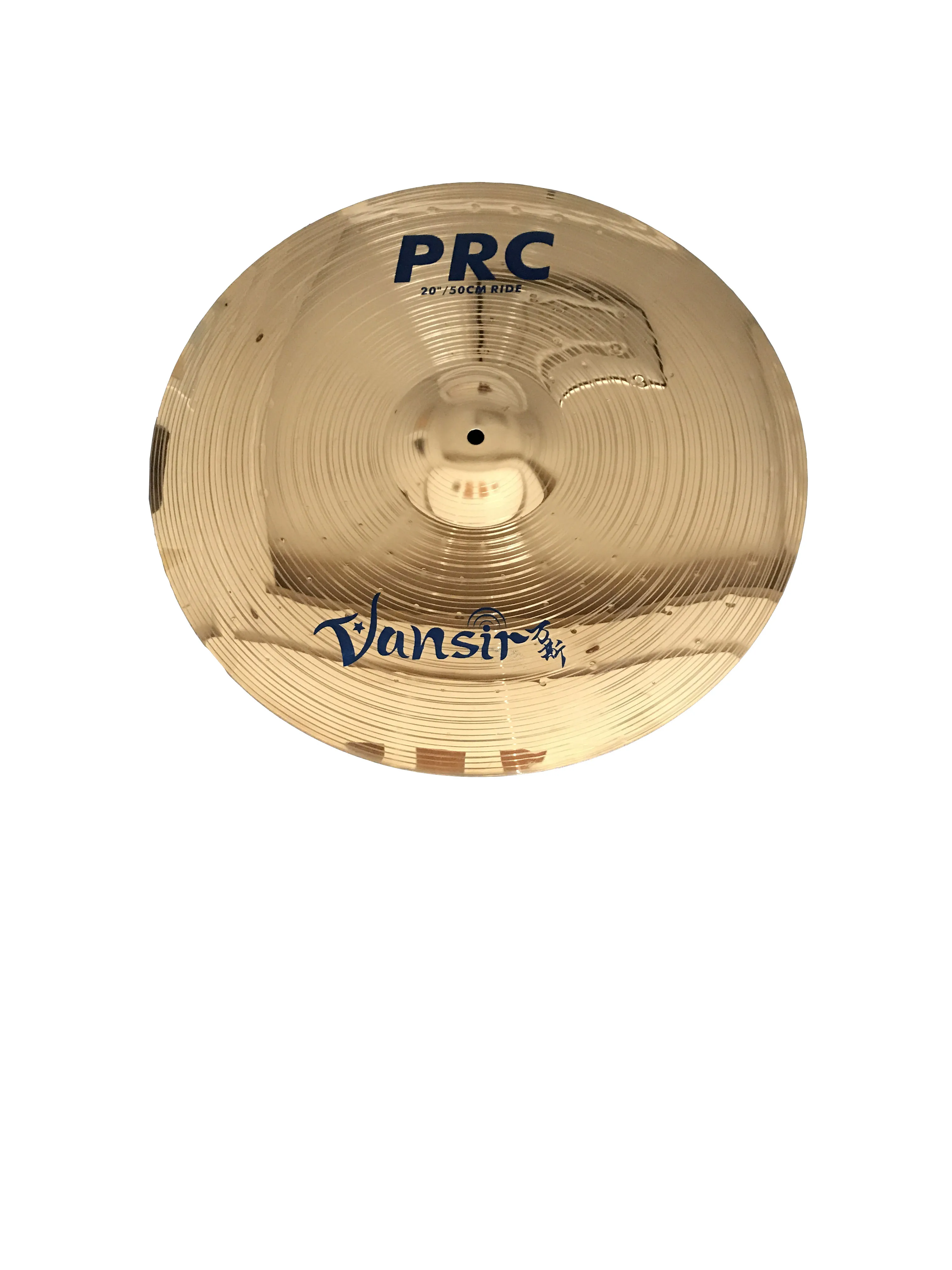 Vansir PRC Series Polishing Gold Color Alloy Cymbal Set 14'HH+16' Crash+18' Crash+20' Ride+cymbal bag