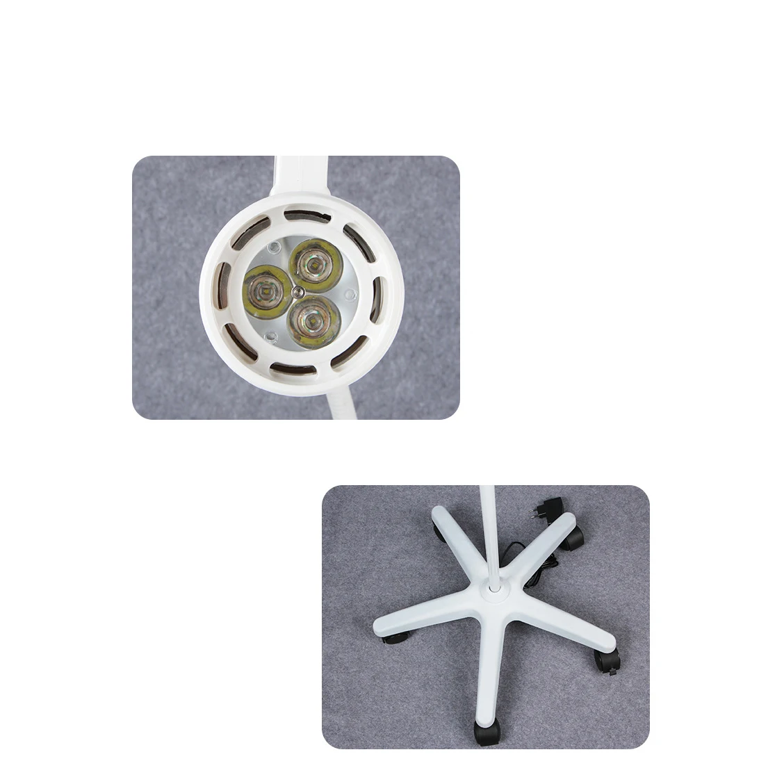 Mobile bendable Surgical auxiliary lighting LED light universal wheel adjustable height hospital use