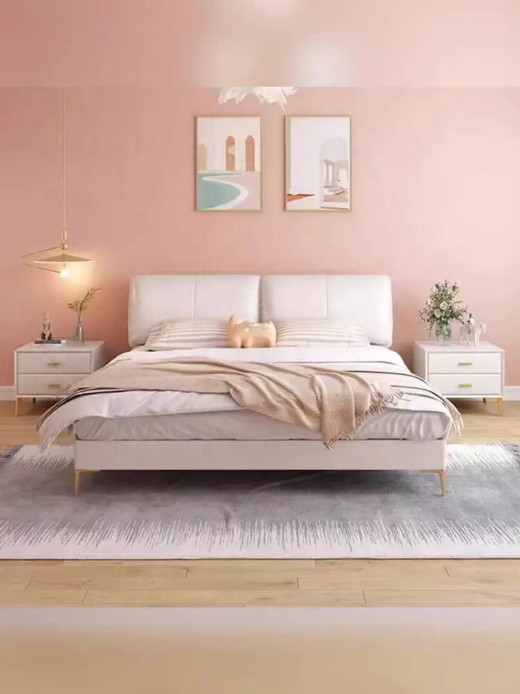 High Profile Wooden Beauty Platform Hydraulic Room Bedroom Furniture Set Luxury King Size Murphy Wall Bed Frame With Drawers