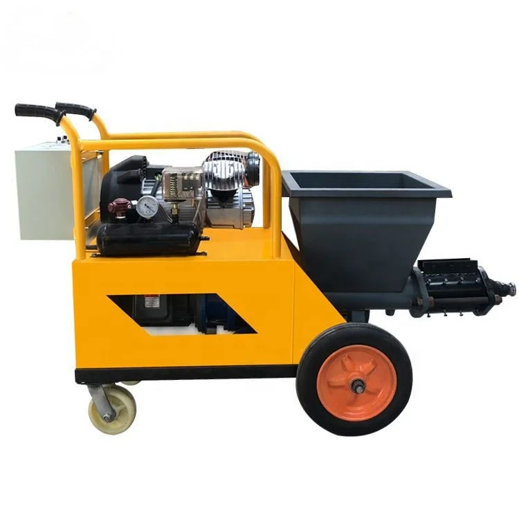 Fully automatic Small 220v Construction Render Plaster Mortar Pump Texture Sprayer Machine Cement Spray Gun for Wall