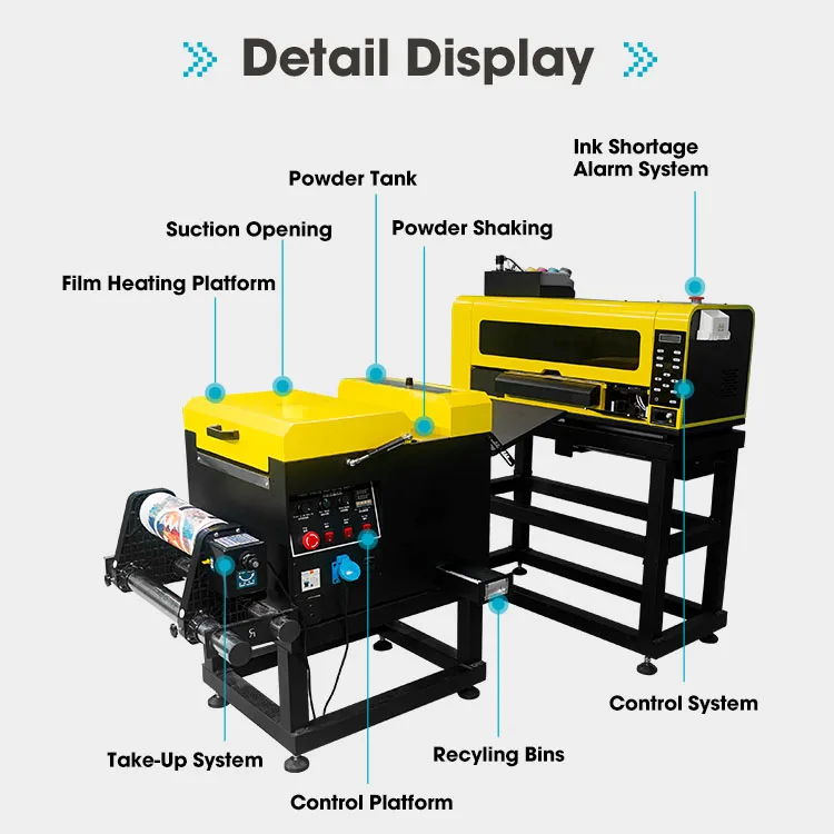 XinFlying 12inch  A3  DTF Printer 2  printheads With Shaker suitable for starters US warehouse stock