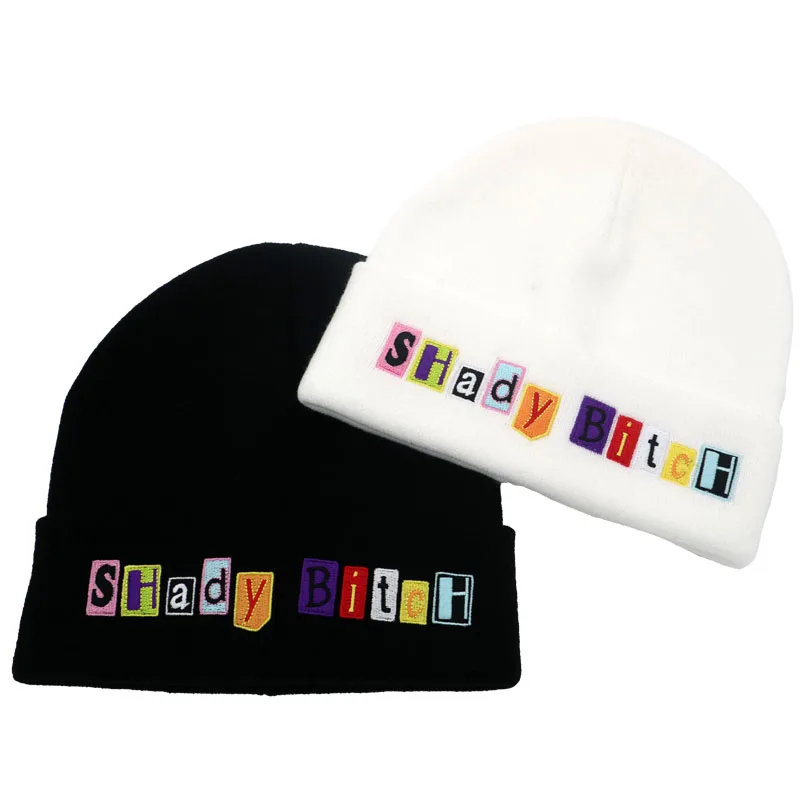 Wholesale Custom Embroidered Warm Winter Unisex Toque Acrylic Knitted Hats Cuff Beanies with Embroidery Logo