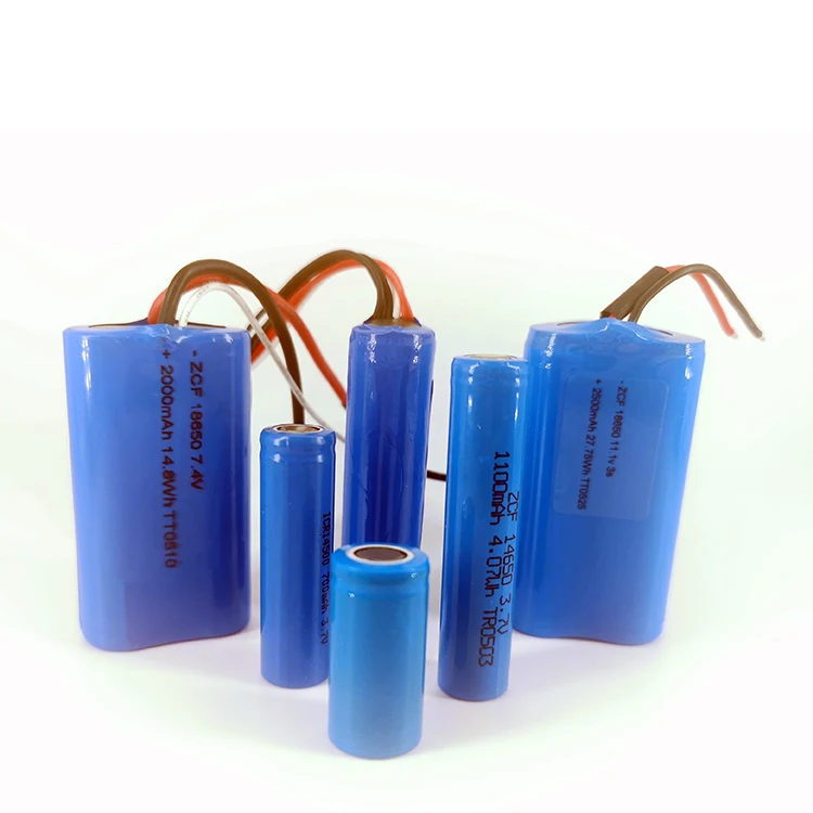 Lithium ion battery 7.4V Rechargeable Battery Pack 2000mah Cylindrical ICR18650 Batteries for Toys/E-reader