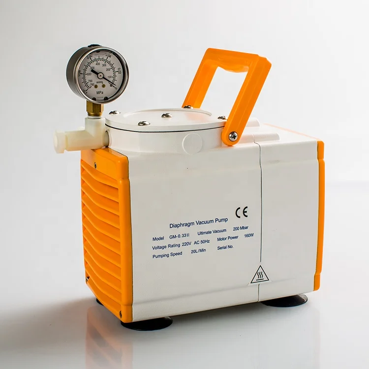 Lab Solid Phase Extraction Vacuum Manifolds Filtration Oil-free Diaphragm Vacuum Pump