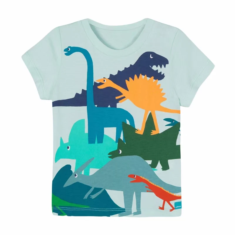 
VitaG High Quality Kids Clothes Baby Cotton Dinosaurs Printing Design Boys T Shirt 