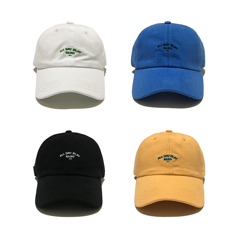 
New Breathable Casual And Simple Adjustable Fashion Wild Sports Shade Outdoor Promotional Plain Distressed Baseball Cap 