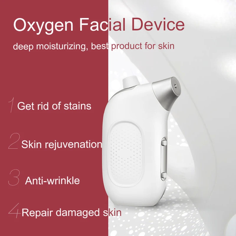 Новый популярный ручной беспроводной мини-распылитель кислородный струйный увлажнитель для лица аэрограф компрессор инъекция кислорода