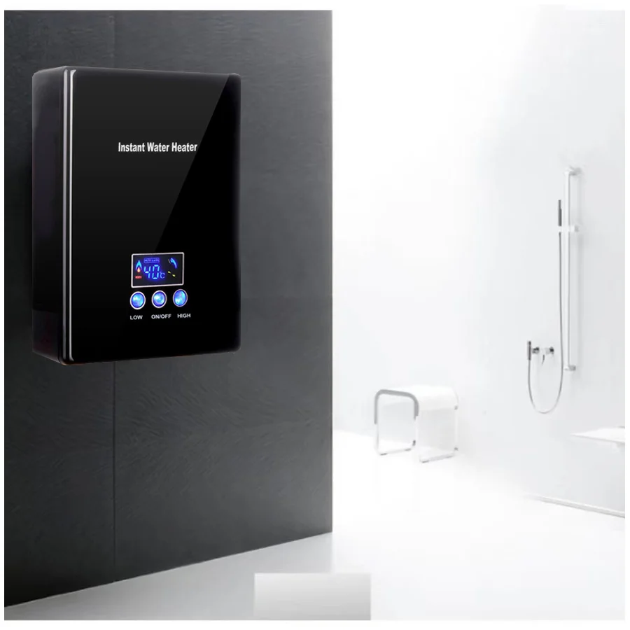 Умный нагреватель воды без резервуара 220 В оптовая цена Электрический Душ нагреватель горячей воды для ванной комнаты