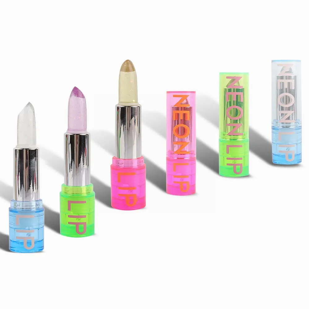 Nouruishes Neon Lip Creamy Honey Crystal Vegan Color Lip Balm Filling with Honey Stick Bulk Child Resistant Flavored Lip Balm