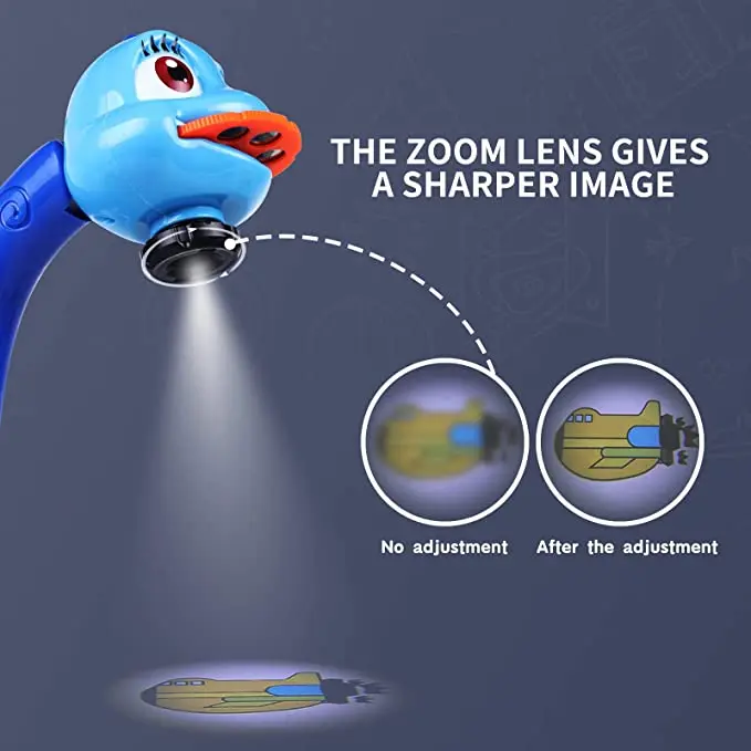 Kids Children Intelligent Led Projection Painting Machine Learning Table Early Educational Drawing Board Chenghai Art Toys