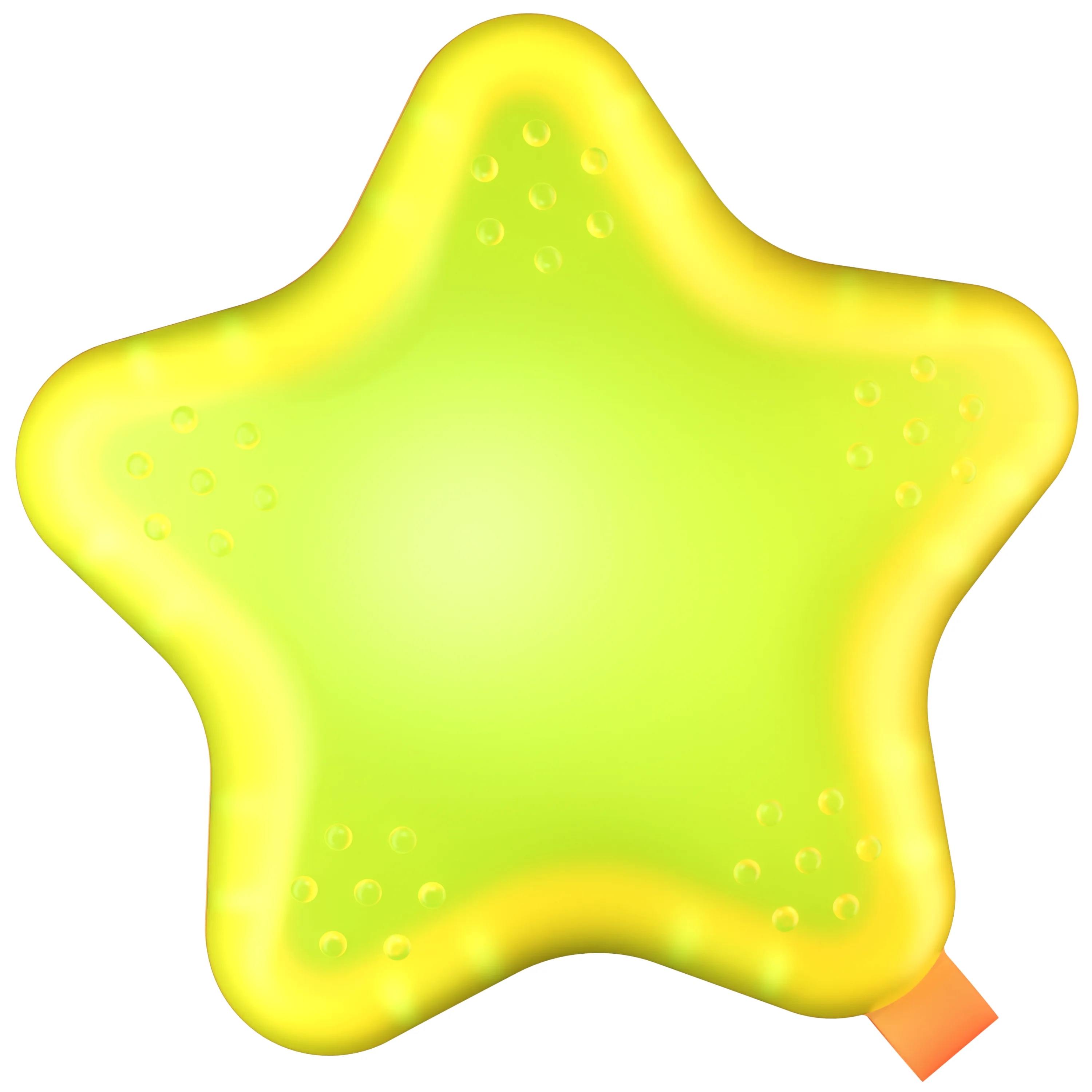 Yellow Star Silicone Magnetic Self Sealing Quick Fill Water Balloons Party Supply Animal Shapes Reusable Water Balloons
