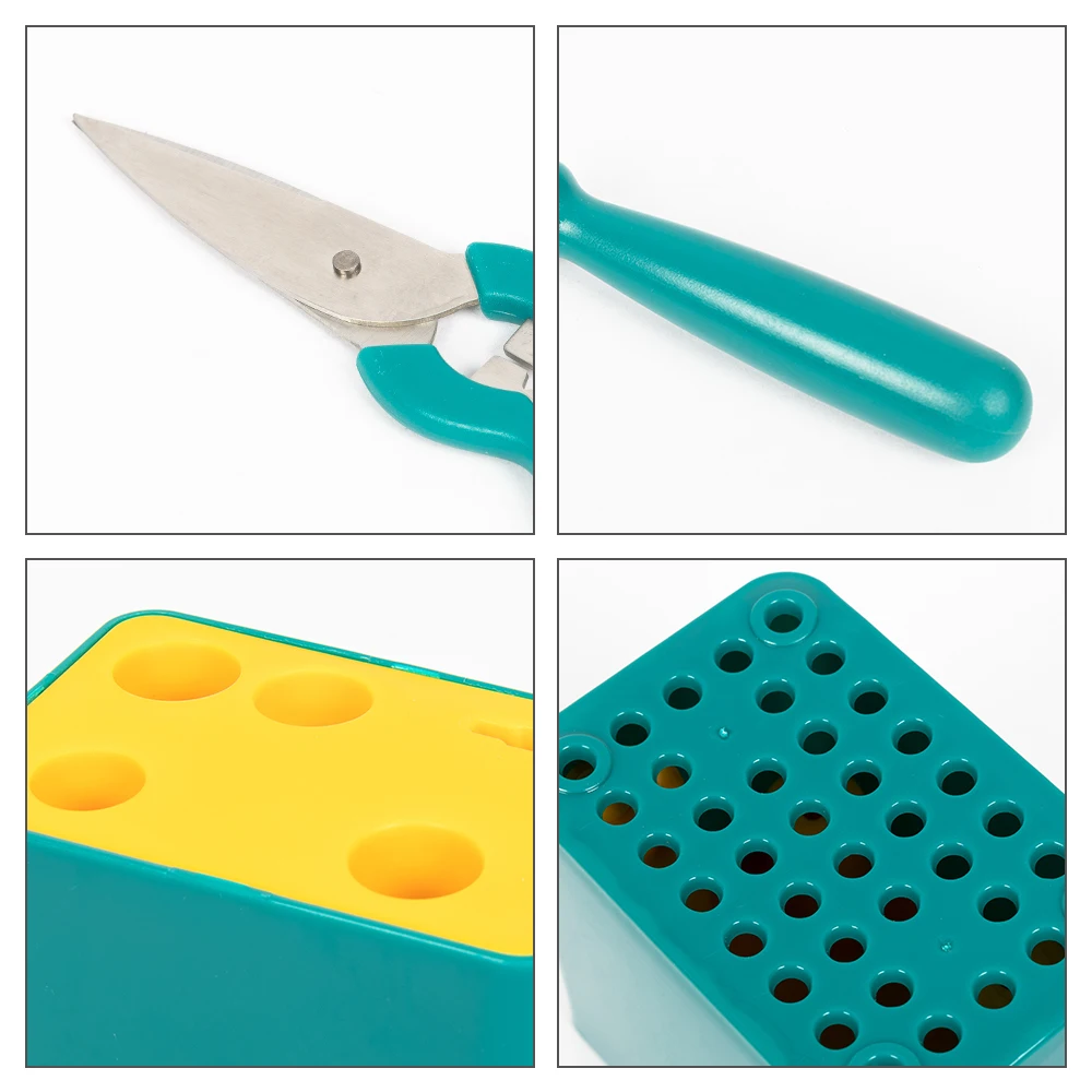 6pcs Green House Kitchen Supplies Accessories Whisk Open Pleer Scissors And Knife Kitchen Gadgets