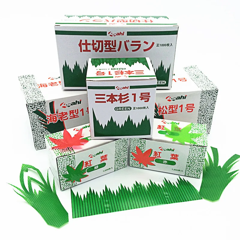 Sushi Plant Grass Decor Baran Garnish Sushi Decorative Grass Japanese Food Mat Table Runner Sushi Plate Grass Ornament