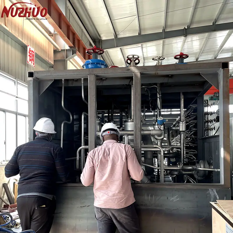 Поставщик оборудования для производства газа NUZHUO криогенный азотный кислородный завод ASU жидкий аппарат O2 N2