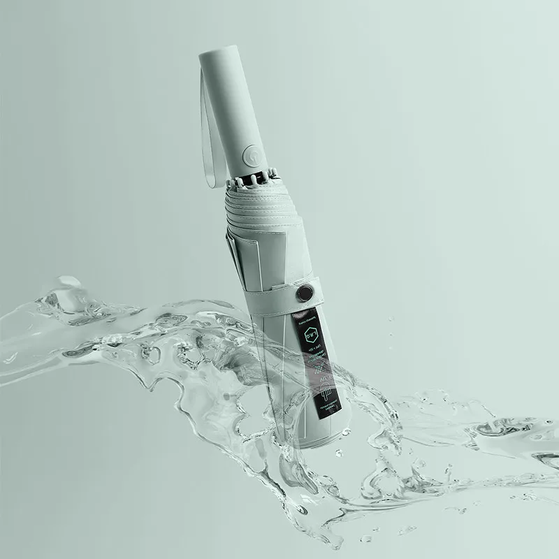 Wholesale Good Quality Windproof Waterproof Auto Open Close Portable Folding Travel Xiaomi 3 Folding Umbrella With Long Handle