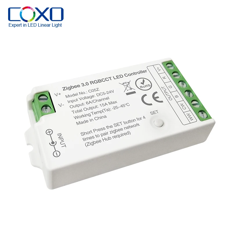C05Z Tuya Zigbee RF RGBCCT Controller