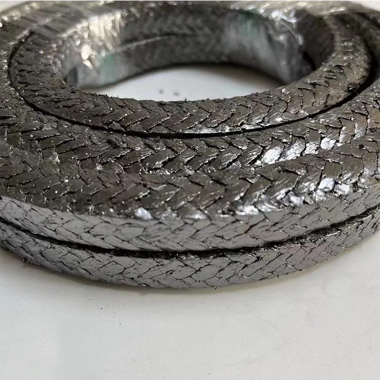 Graphitized Expanded Ptfe Graphite Braided Compression Gland Packing For Pump Gland Or Valve Stem Steam Valve Gland Packing