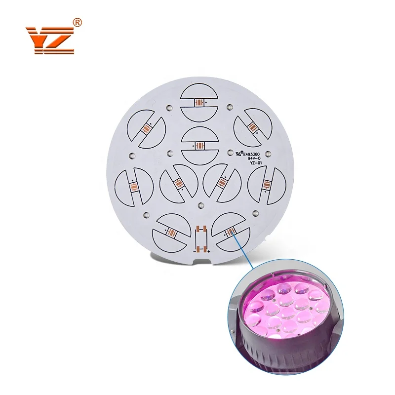Shenzhen Professional Circuit Board Manufacturer Rohs 94vo led pcb board Custom LED PCB Assembly led ring light pcb