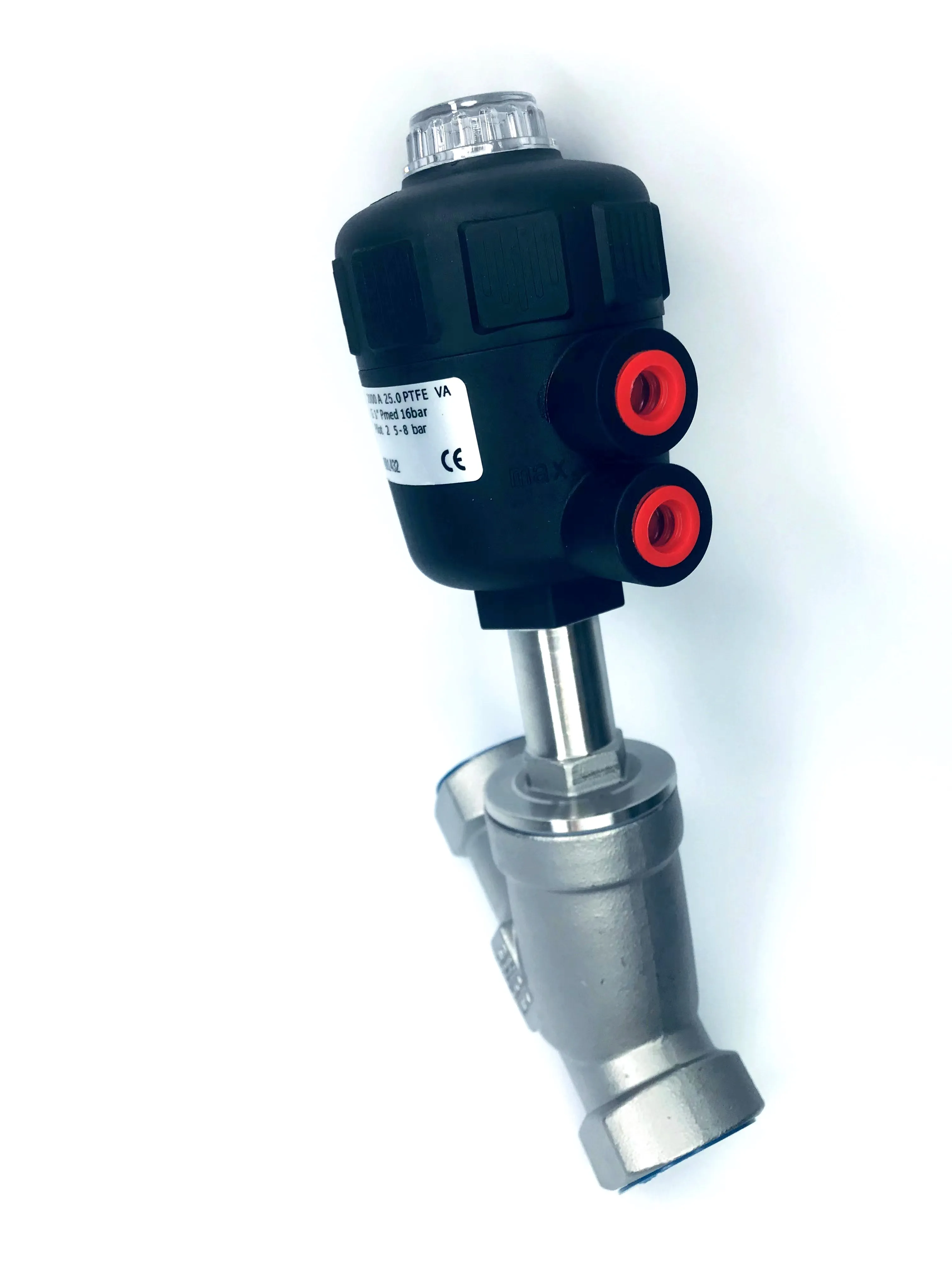 DN15 sanitary tri clamp female connection dynamic balancing valve stainless steel 304/316L 1in pneumatic 2 way angle seat valve