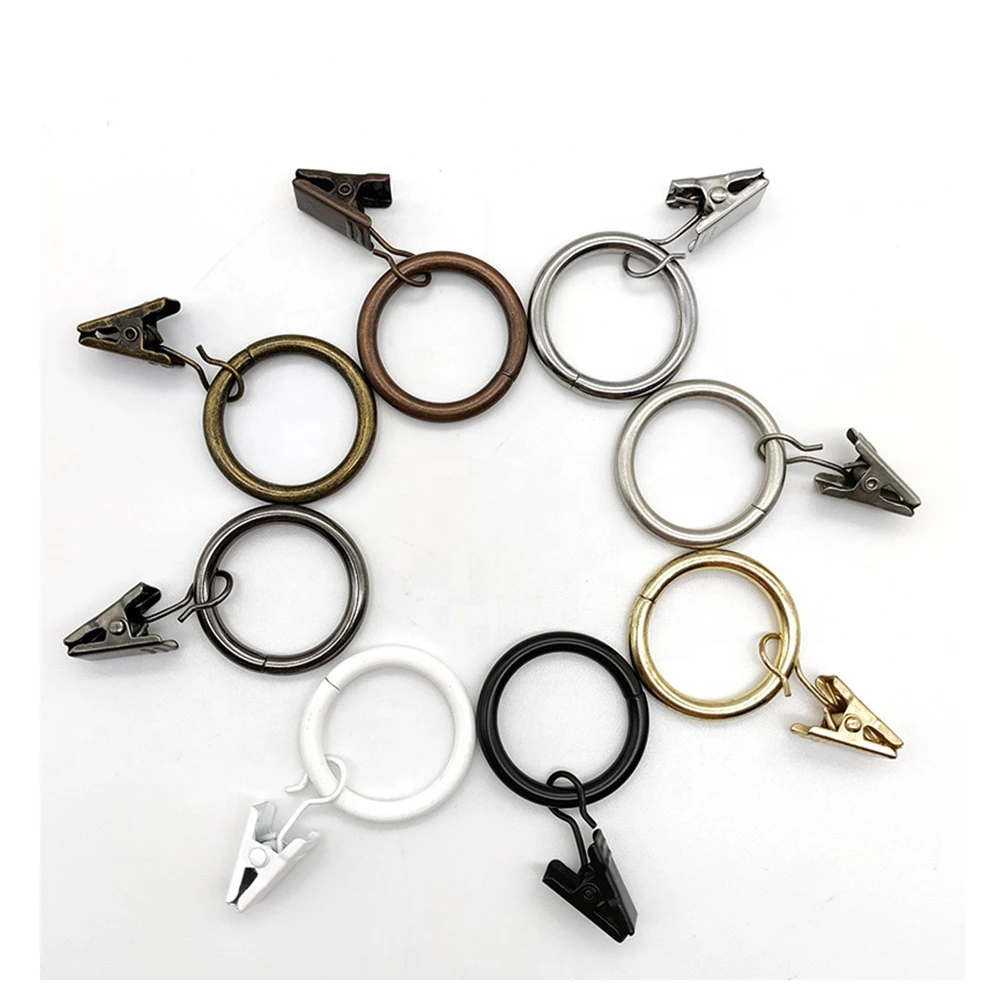 bamboo ring curtain ring clips ball end shower hooks wholesale curtain rod rings