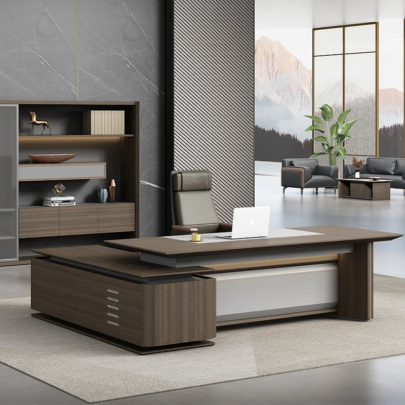 Современный офисный стол фотографии для руководителя набор мебели