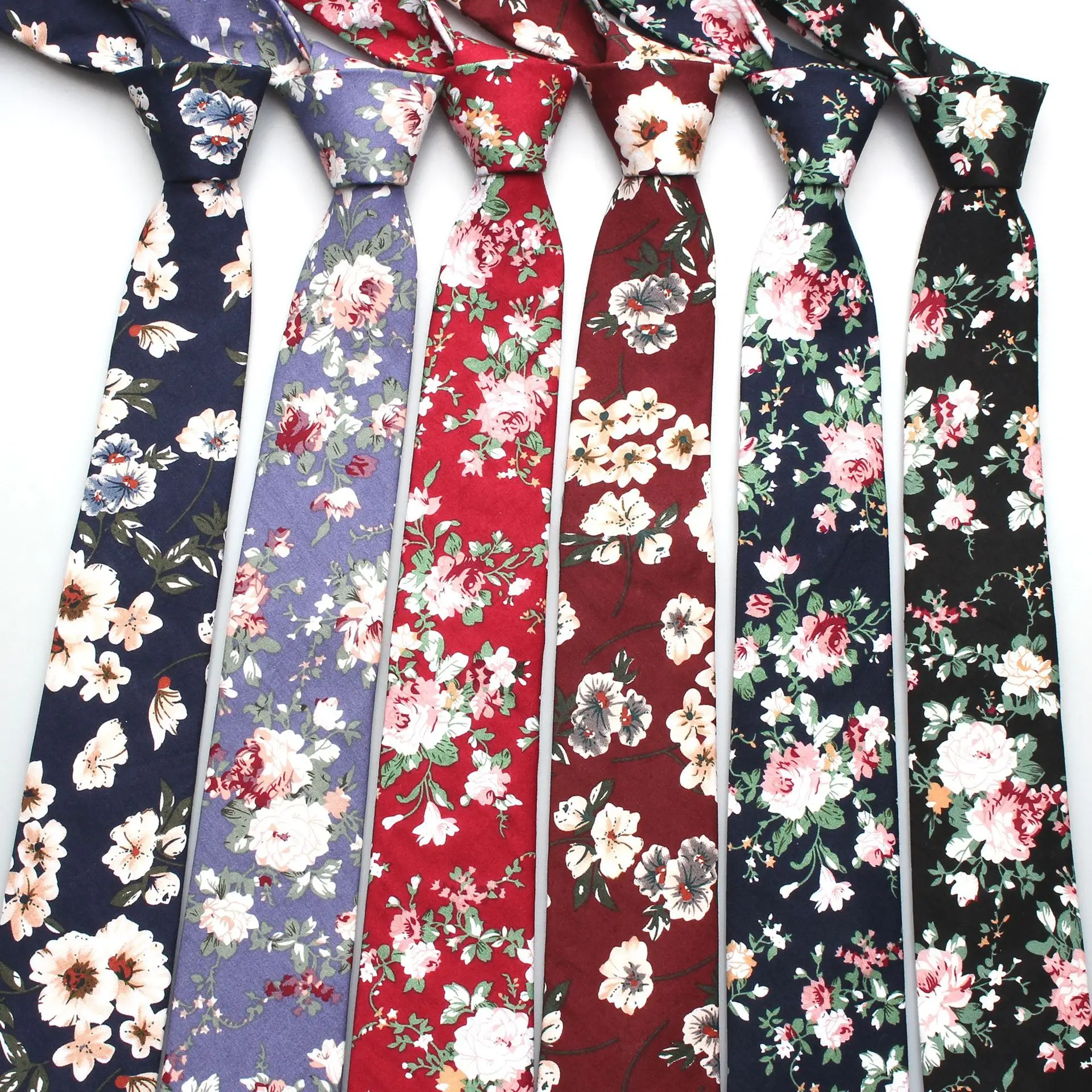 Горячая Распродажа, поставщик галстуков, современный стиль, индивидуальный логотип, Модный деловой галстук, галстук шириной 6,5 см, галстук с цветочным рисунком