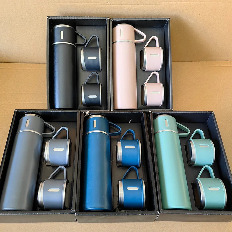 2024 Trending Free To Match New Arrival Products Gift box Corporate Candle Christmas Business Bath Wine Tumbler Vacuum Flask Set