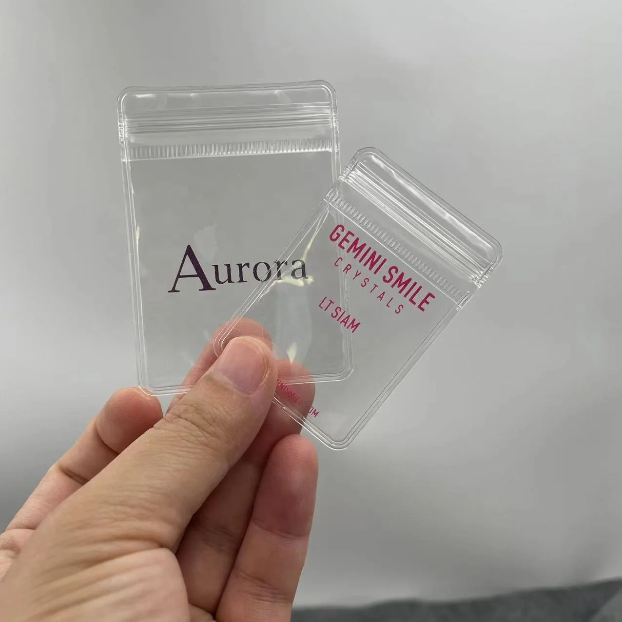 PVC Jewelry Pouch Wholesale Clear Jewelry Storage Bag Plastic Self Sealing Jewelry Zip Lock Bag for Ring Earring Bangle Bracelet