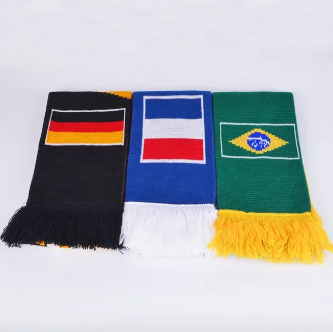 
Cheap Custom Printing Fans German Flag Scarf 
