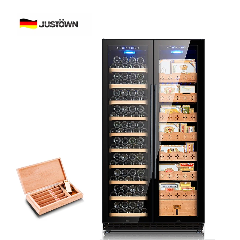 
Professional backwoods Cabinet Humidifying Fan Cooling Compressor No Frost Spain cigars Humidor wine Cooler 