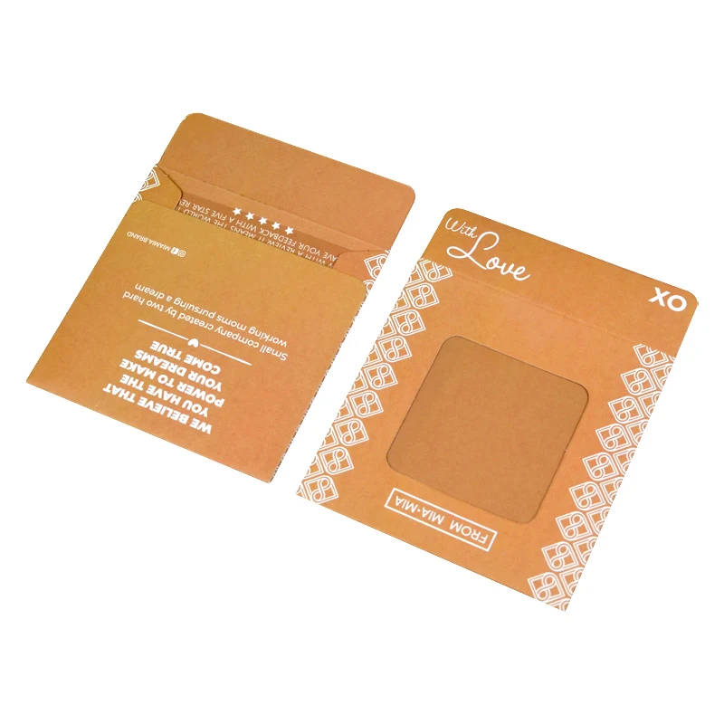 Custom Logo Printing High Quality Kraft Paper Envelope Packaging for Wedding Invitation Card Postcard Gift Greeting Card