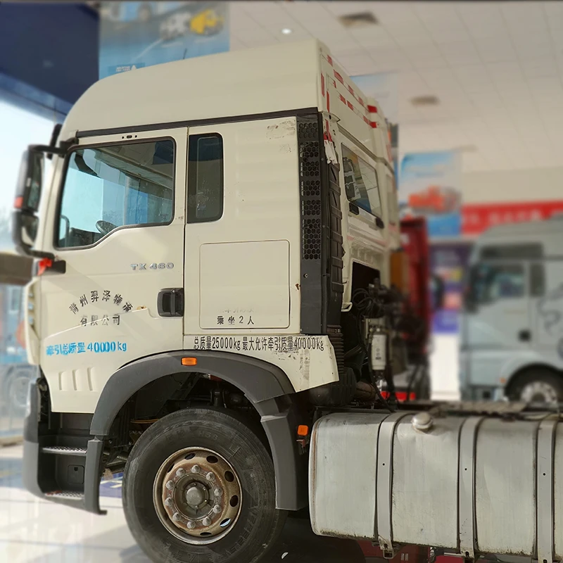 Sinotruk HOWO 375HP 460HP б/у 6x4 дешевые 3 оси 10 белых автоматических грузовиков Actross Mercedes ручной левый