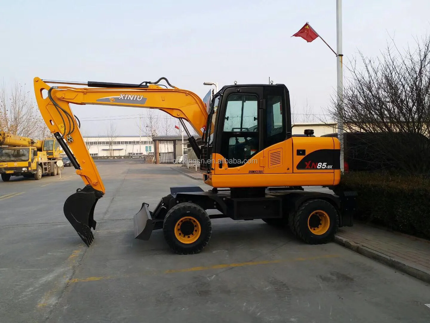 RHINOCEROS Brand New 8.5 Ton WHEEL Mini Excavator