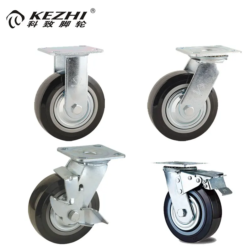 OEM professional  industrial solid tyre 200x50-140 heavy duty caster wheel