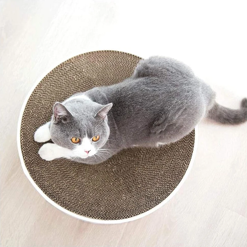 2020 забавная прочная Когтеточка из гофрированного картона, кошачья Когтеточка