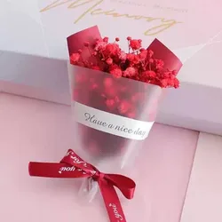 wholesale handmade dried flowers bouquet mini babybreath flower for valentines day