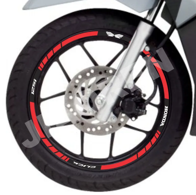 wheel decals for honda click 125i 150i 160 motorcycle rim stickers