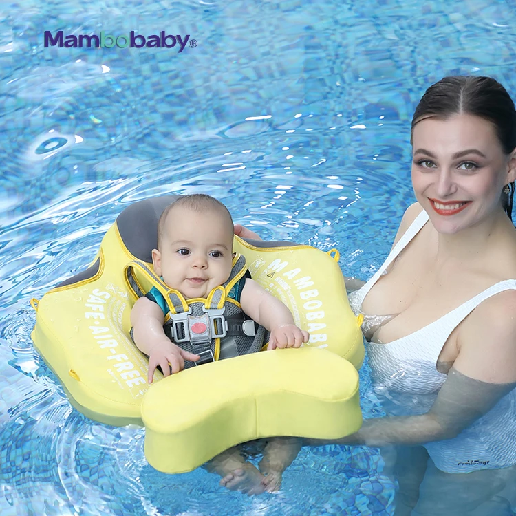 2020 Hot Sale Yellow Duck Non Inflatable Swim Ring Kids Floating Toys for Swimming Pool USA Europe Baby Float