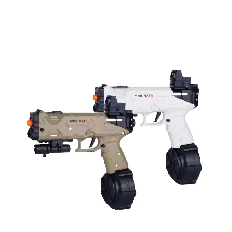 New high quality Pistol Manual And Automatic Integration water Gel Blaster Gun Toy High Speed Continuous-shoot children Gun Toy