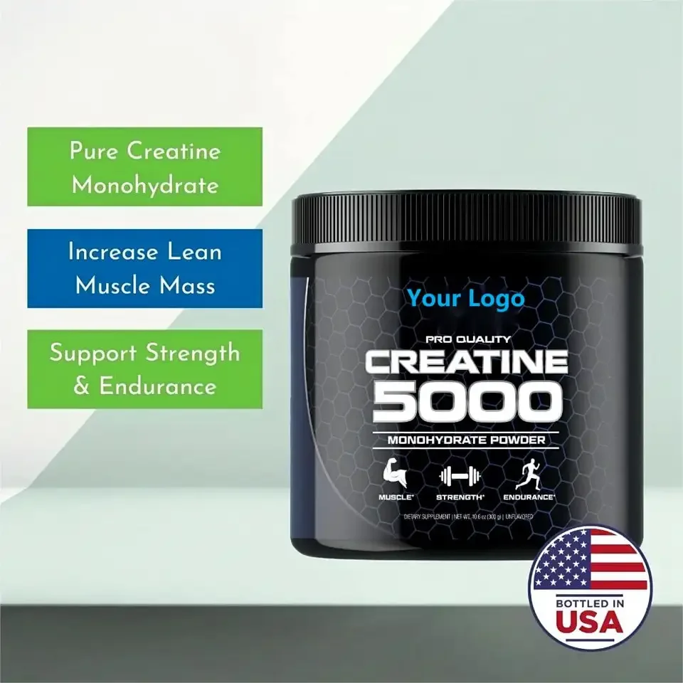 OEM /ODM Creatine 300 Grams 100% Pure Raw Creatine Monohydrate Powder In bulk