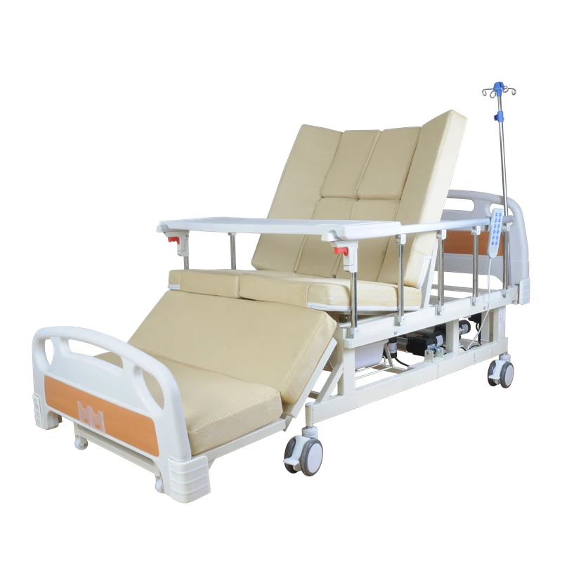Three Motors Multi Functional Electric  Patient Hospital Bed  With Bed  Pan For Nursing Home