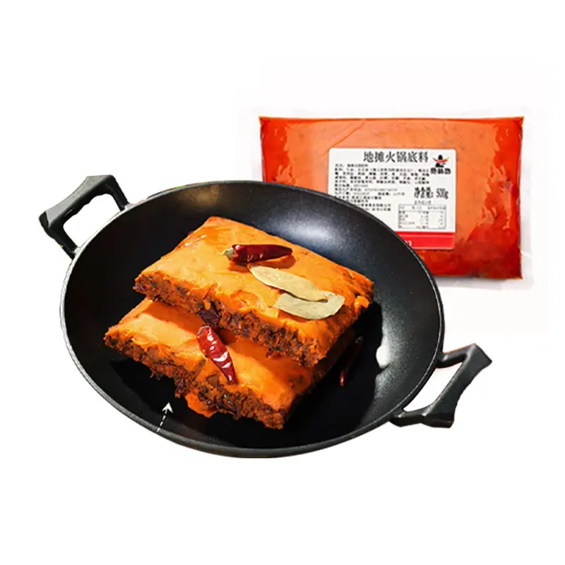 Authentic Sichuan spicy hotpot base stall skewers commercial household roadside stalls red oil economical small hotpot base